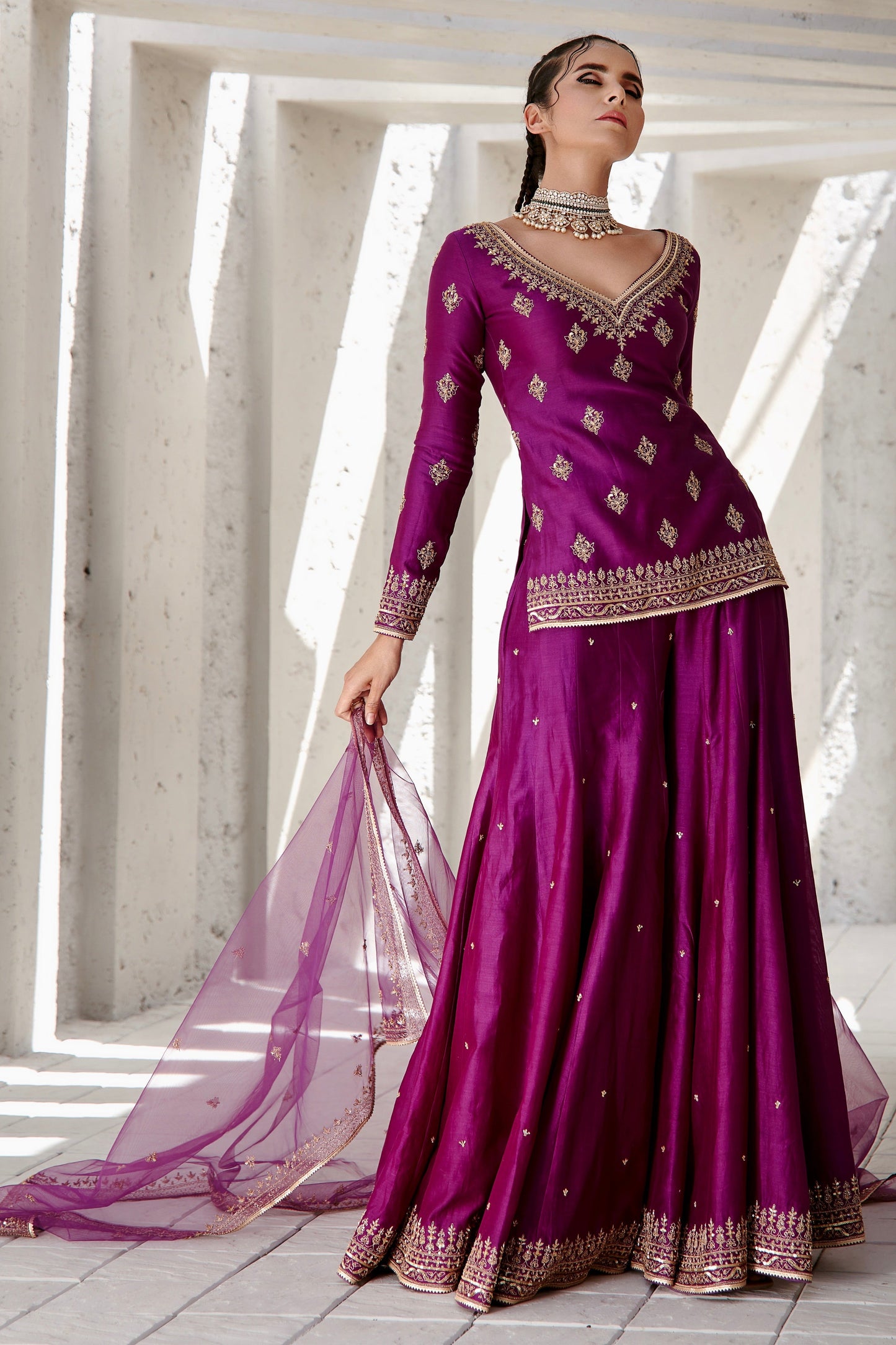 Jahaan Sharara Set
