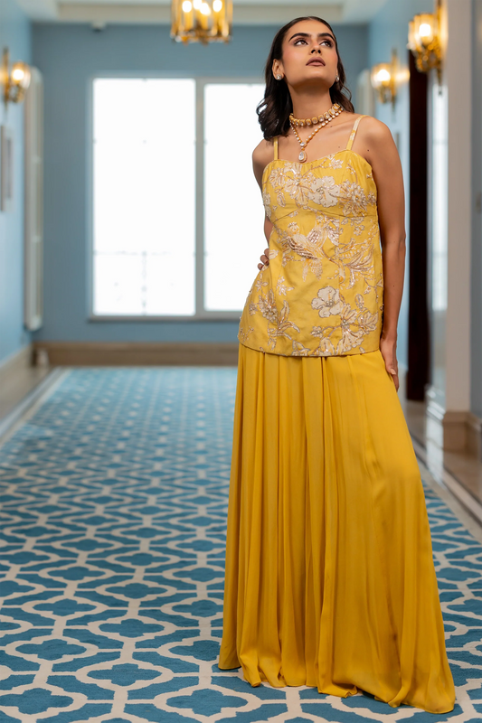 MIYU KURTA SET – YELLOW