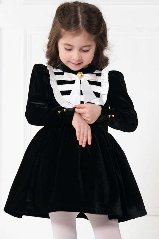 BLACK VELVET DRESS