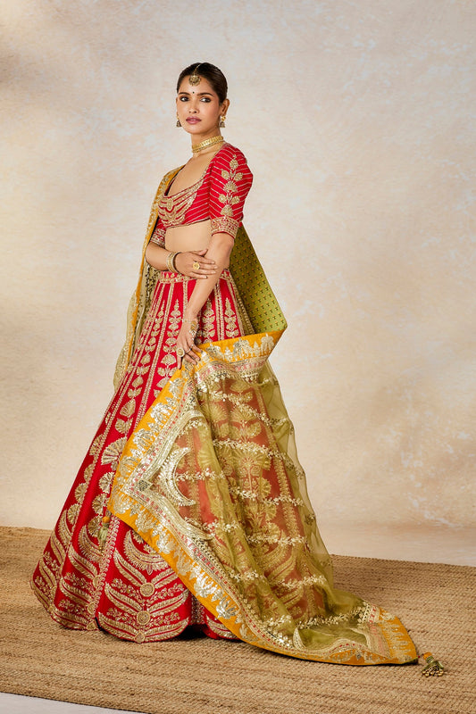 The Badami Halwa Lehenga