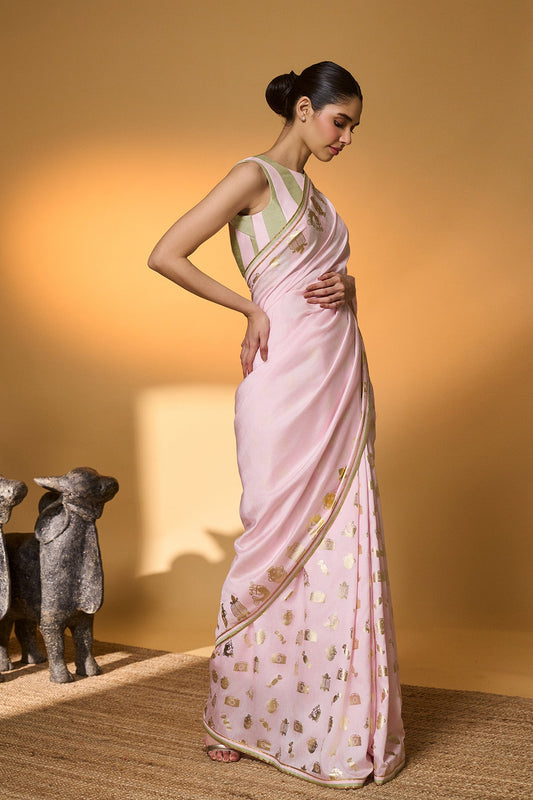 Baby Pink All Charms Saree
