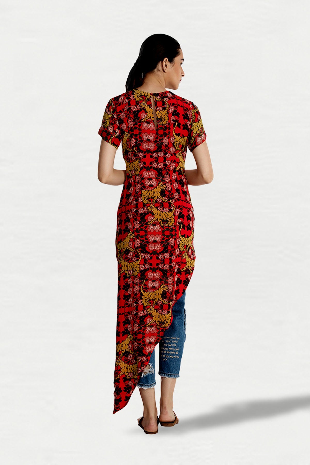 Tiger Lily Ruched Top
