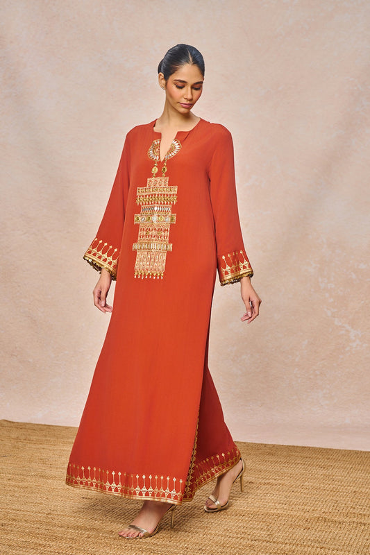 Rust Desert Muse Kurta