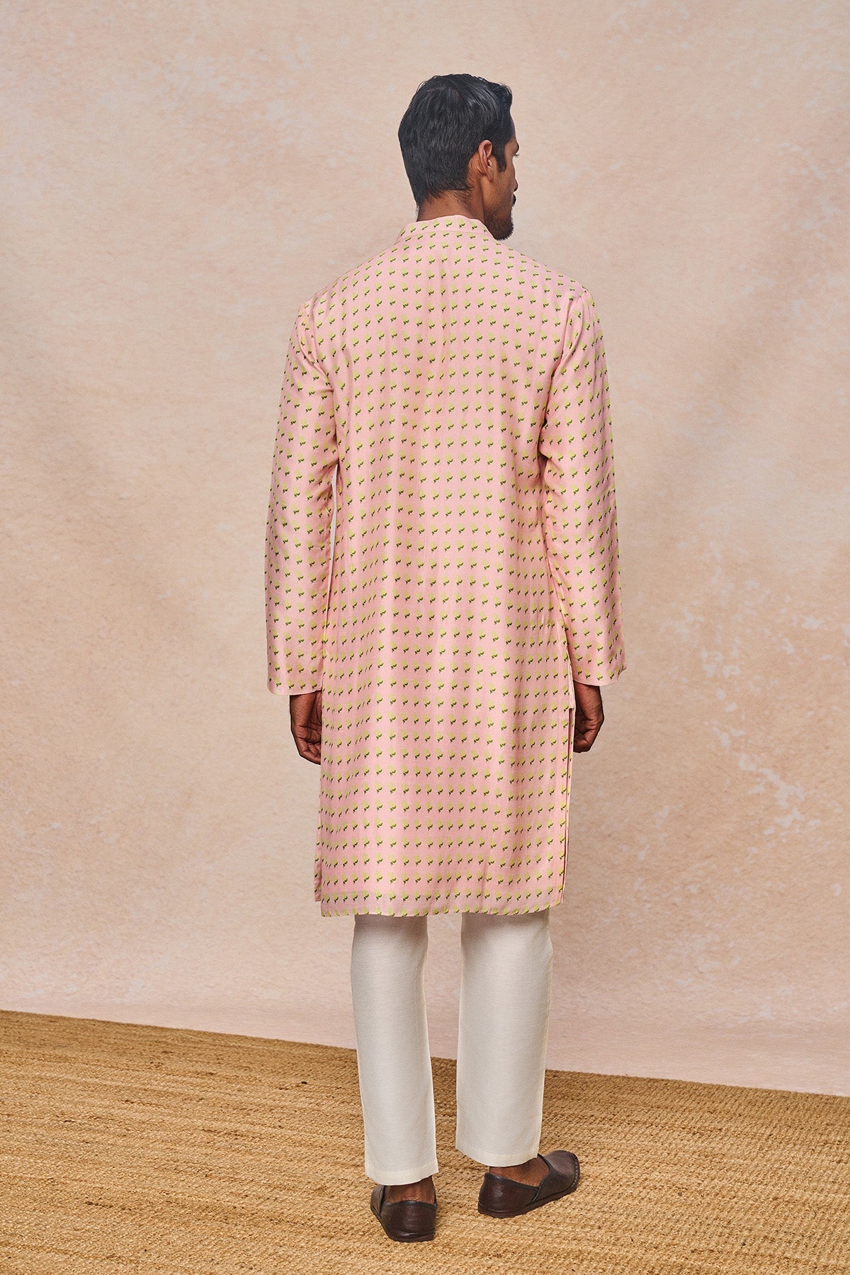 Baby Pink Parijat Bandi Set