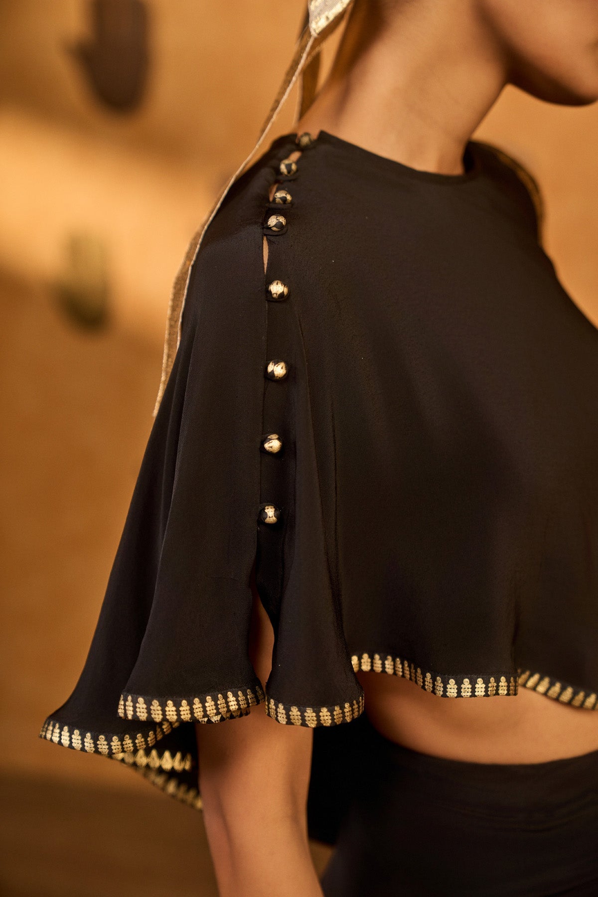 Moonfish Draped Skirt Set