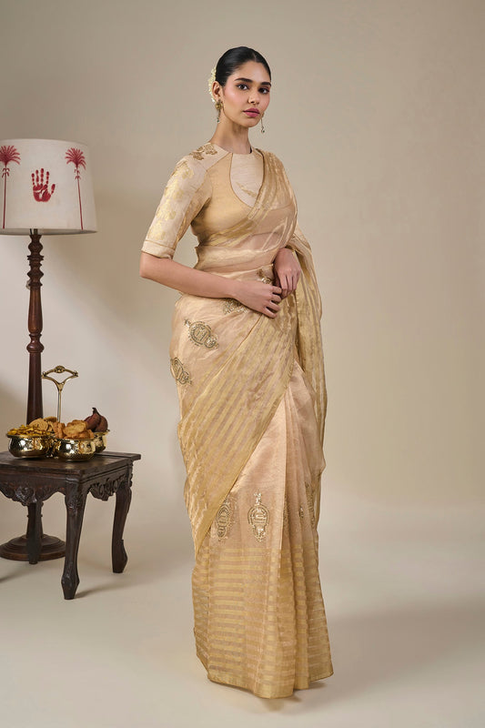 Gold Regal Masque Saree
