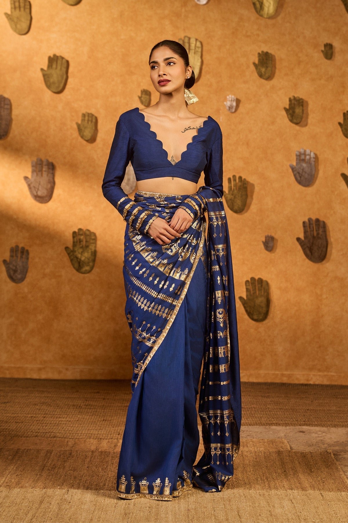 Sapphire Midas Touch Saree