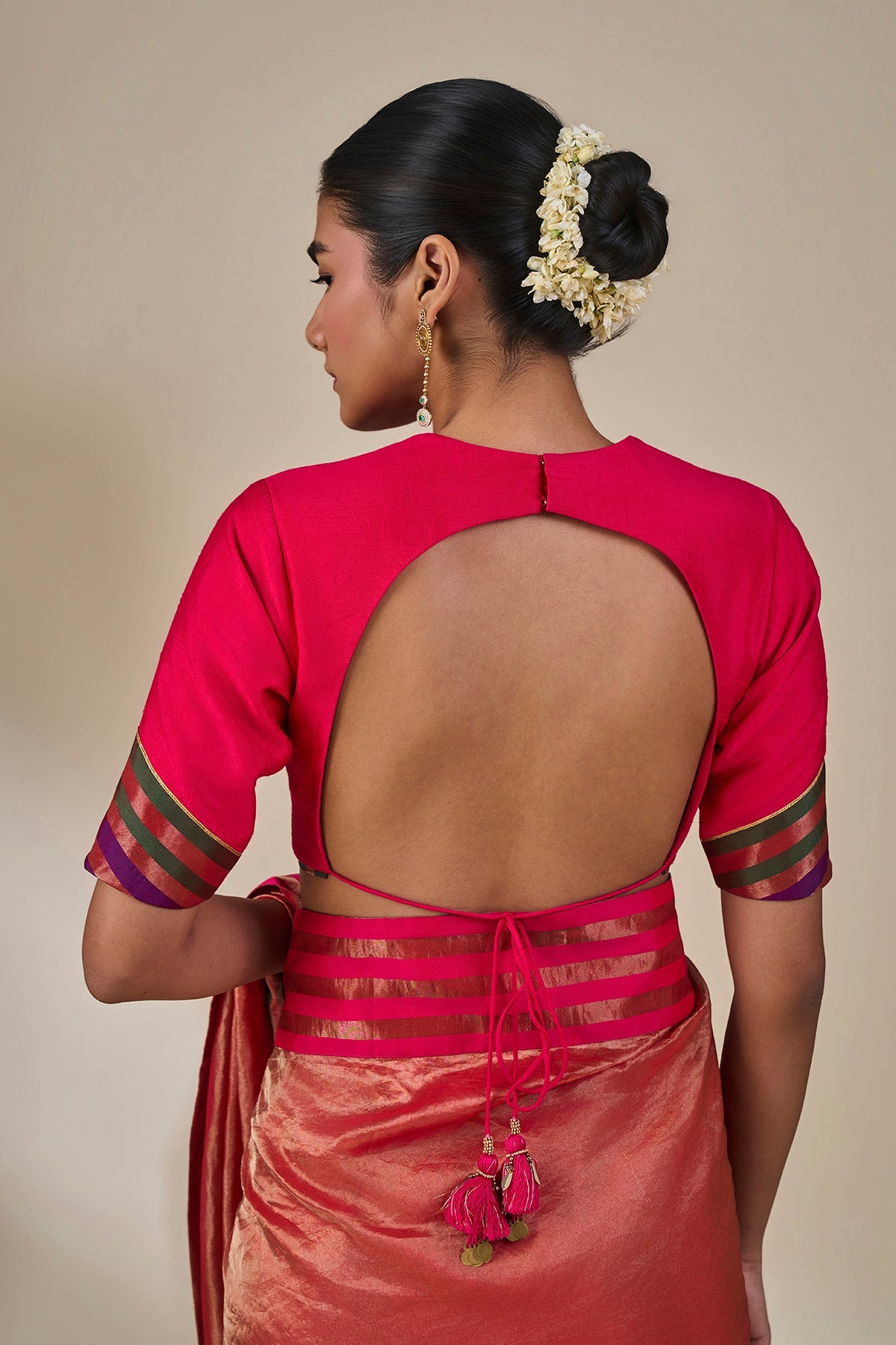 Rust Lunar Kera Saree