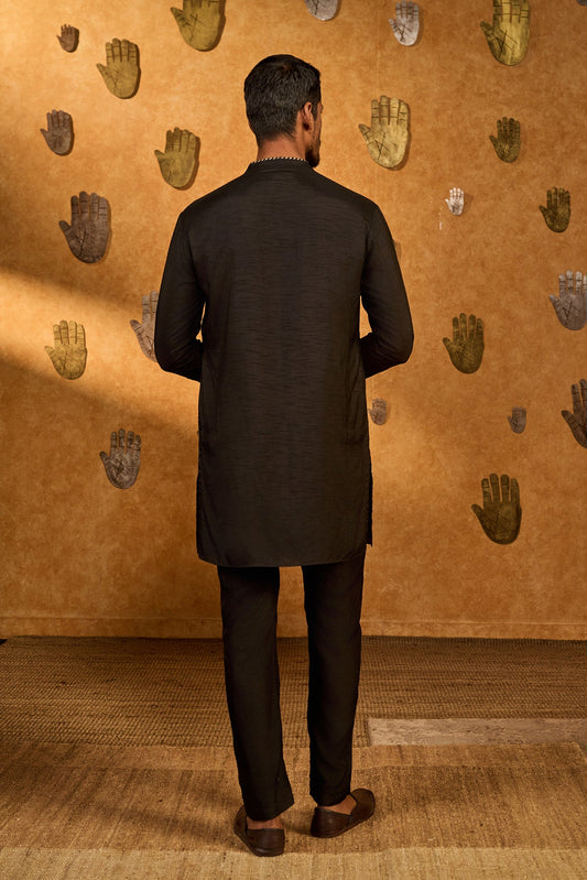 Black Crane Dawn Kurta Set