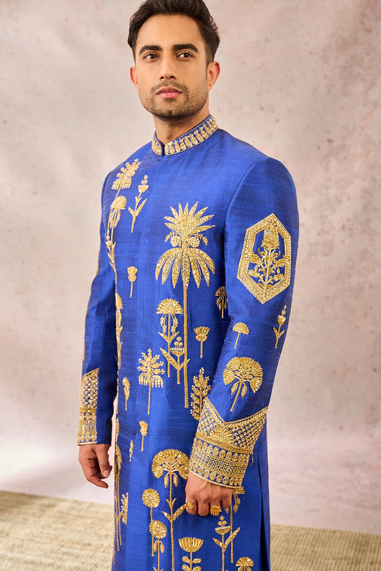 The Neel Bahar Sherwani Set