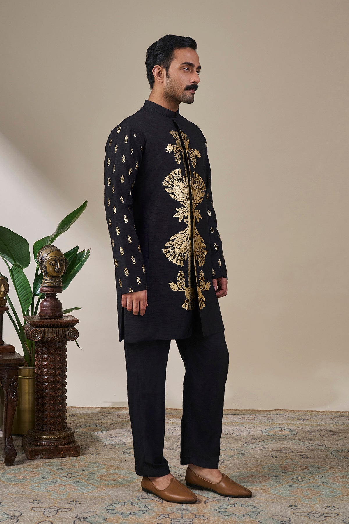 Black Anaar Arcade Kurta