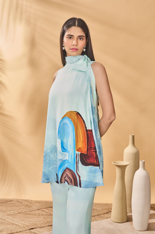 Blue Lost In Space Set Tunic Set
