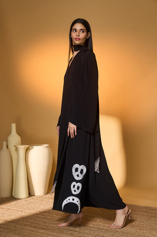Black Midnight Snack Kaftan