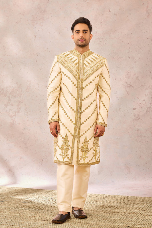 The Malai Burfi Sherwani Set
