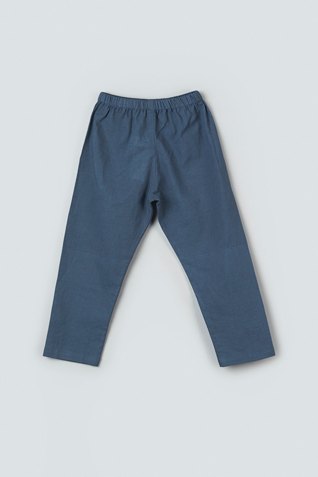 Sea Green Hand Block Printed Kurta Set For Boys by Pankhuri by Priyanka - Kids at Pernia's Pop Up Shop