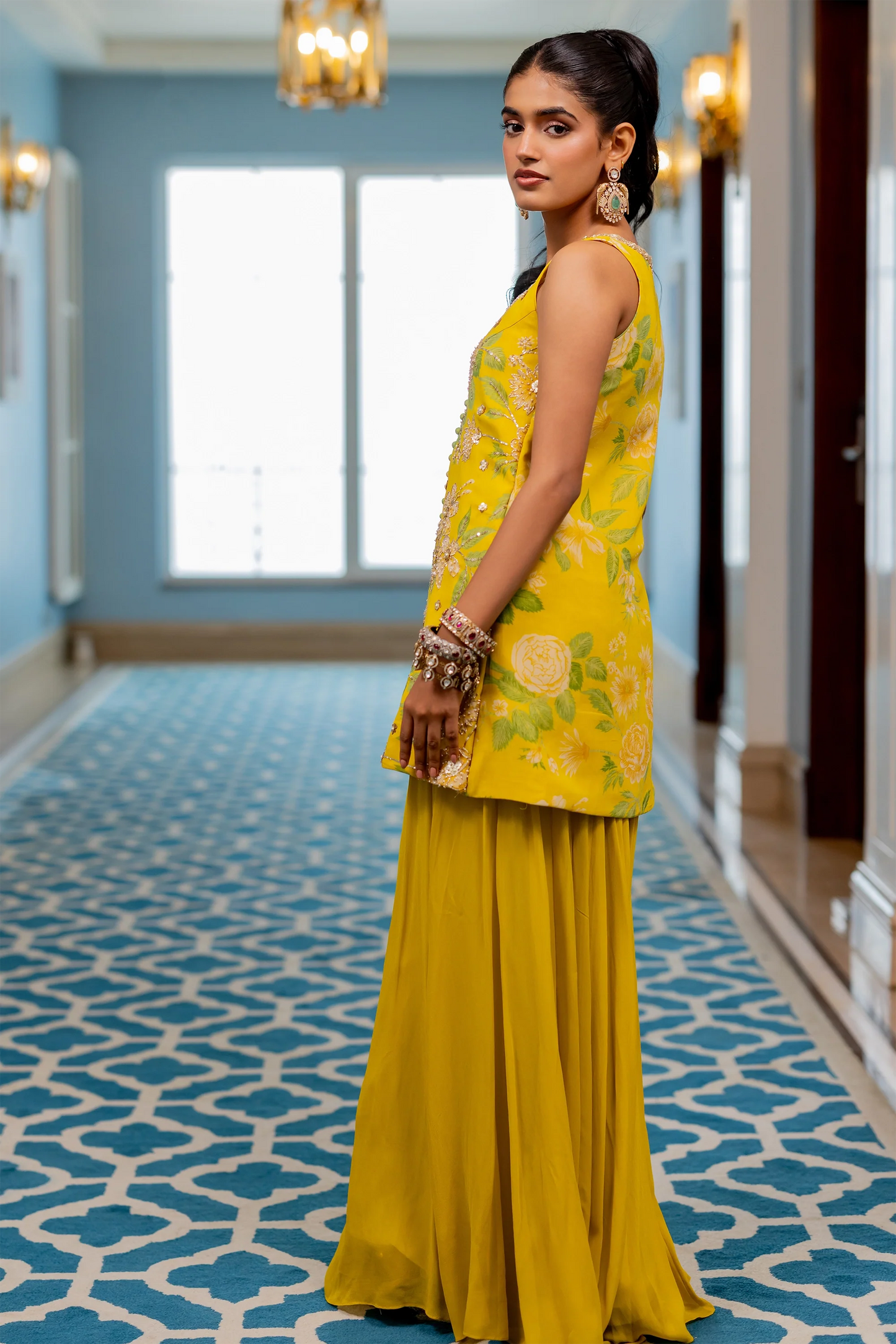 YANIKA KURTA SET – YELLOW