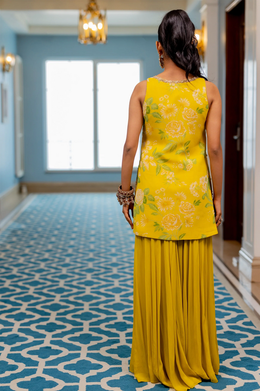 YANIKA KURTA SET – YELLOW