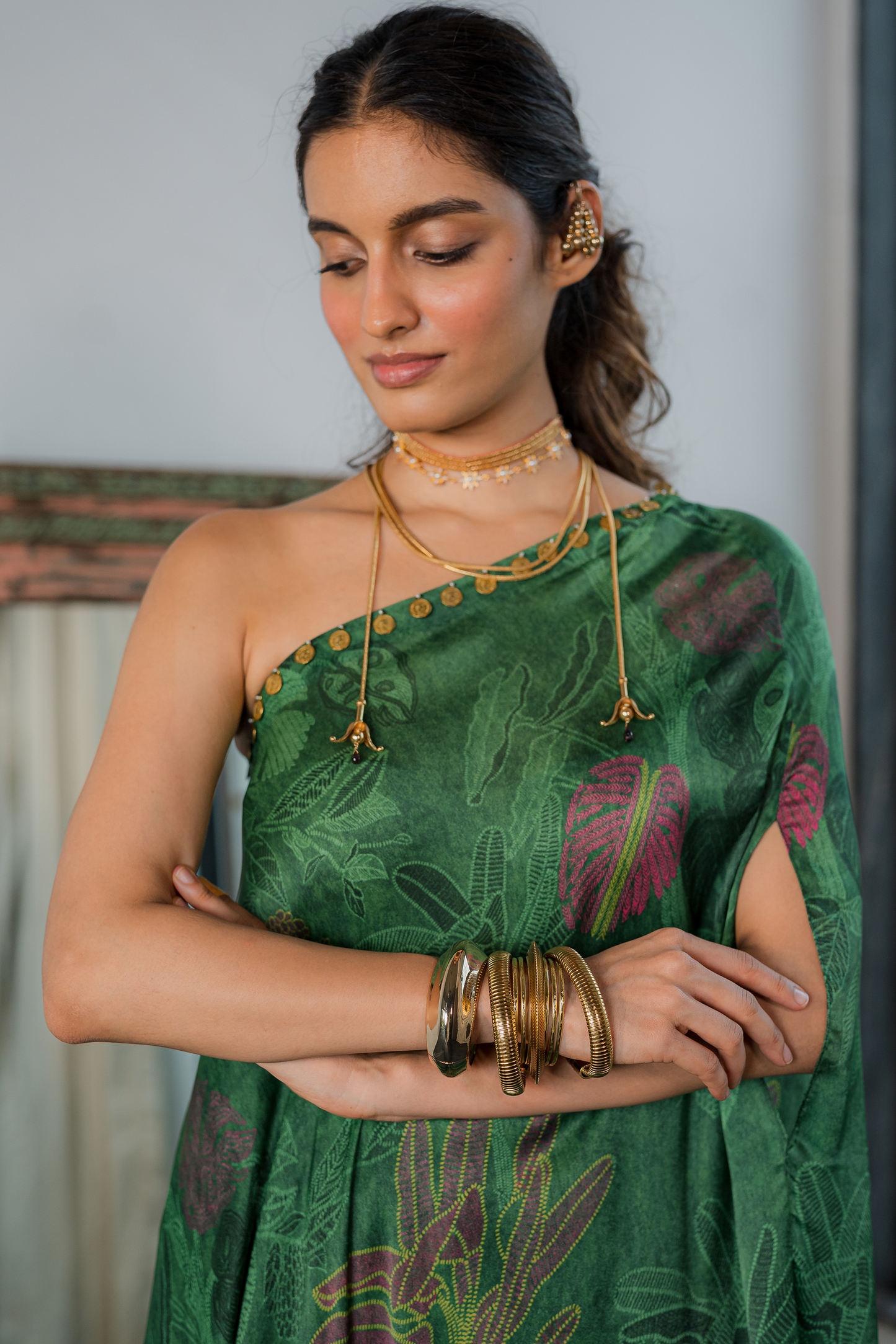 CALLA DRESS SET – GREEN