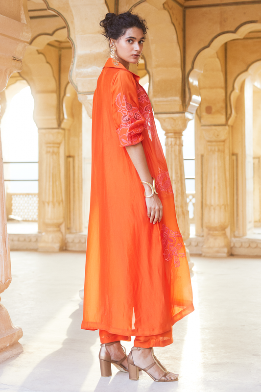 ANTOINETTE JACKET SET – VERMILLION