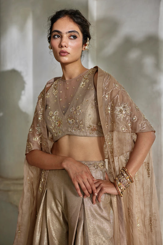 LYRA CAPE TROUSER SET