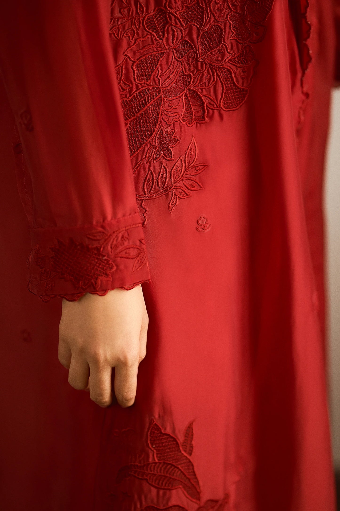 ANTOINETTE JACKET SET – CRIMSON