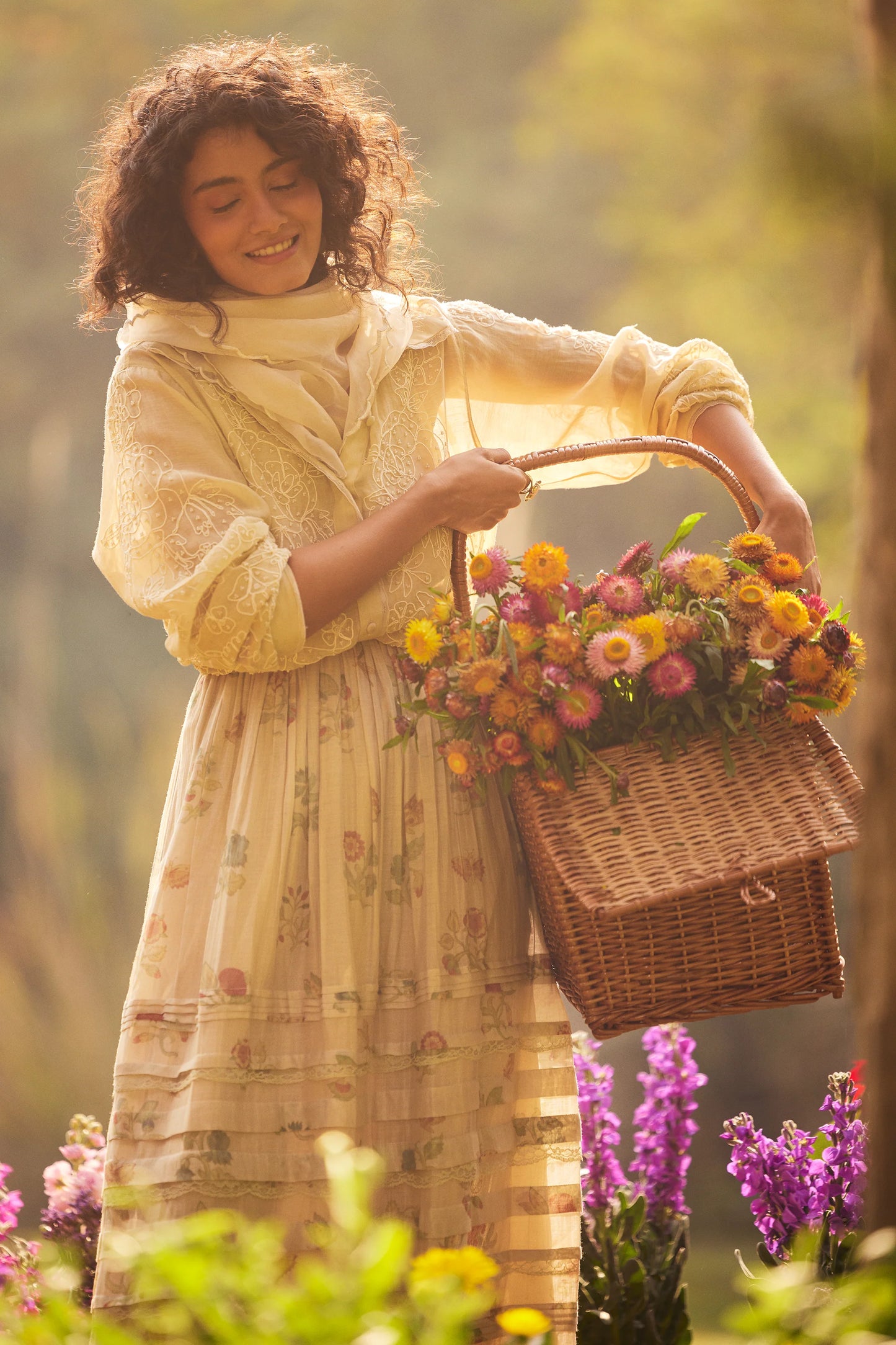 CASSANDRA SKIRT SET – IVORY