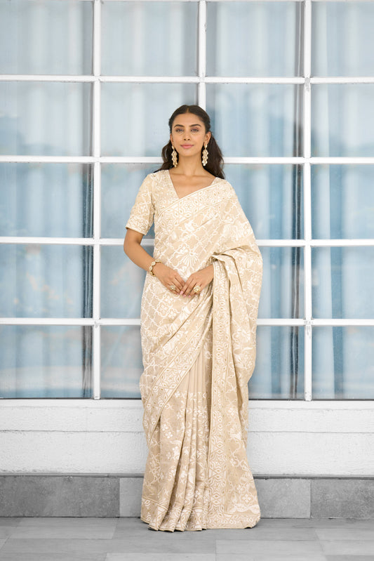 Honey Drop Women wear saree blouse set