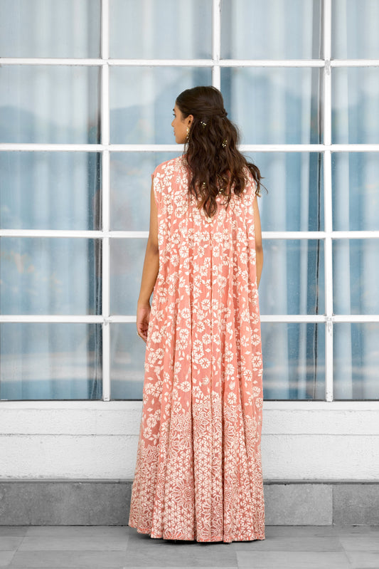 Petal Dust Women wear Cape Dhoti set