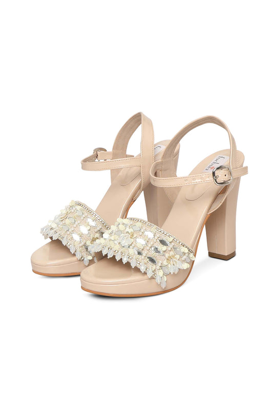 MIRROR BLOCK HEEL