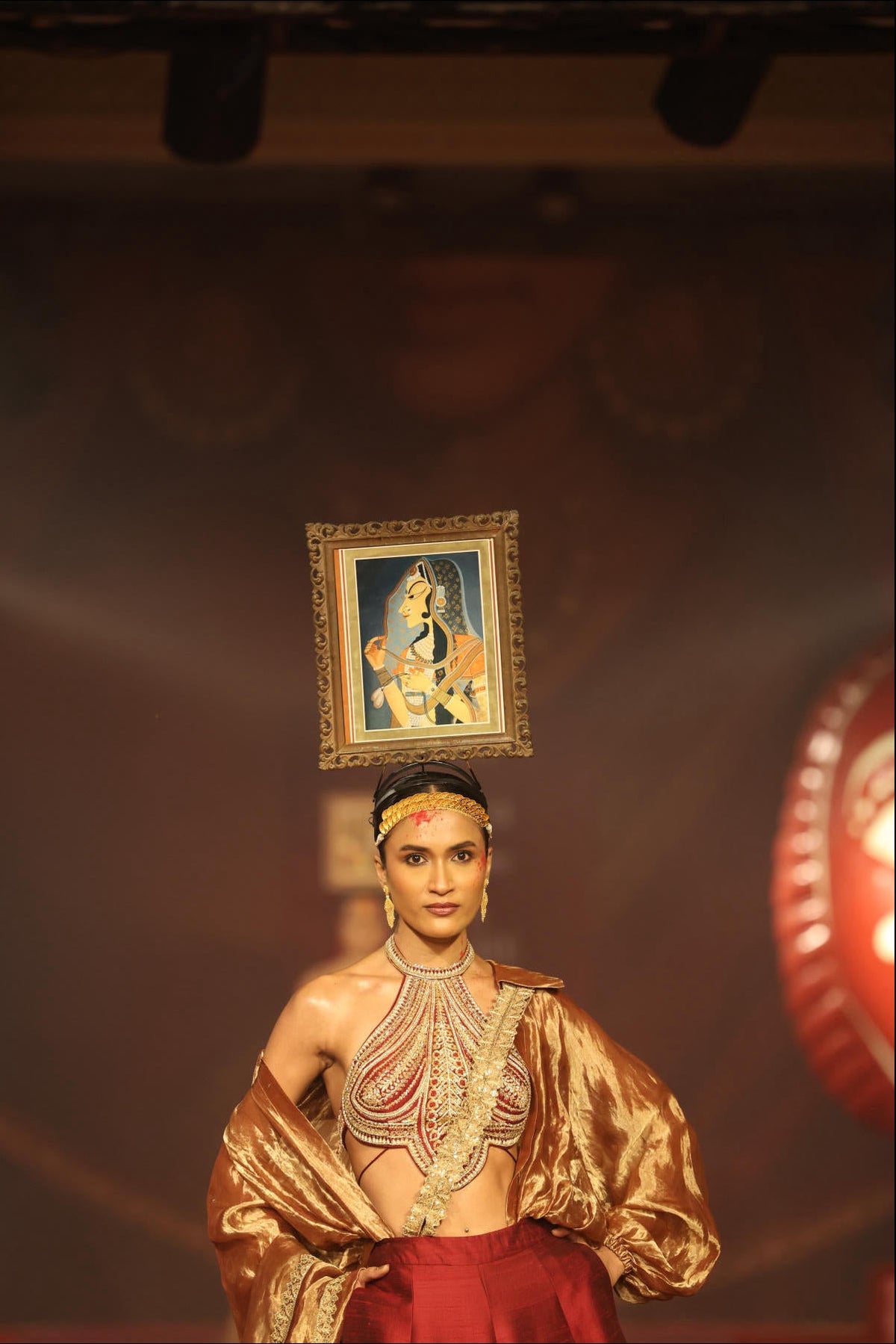 ‘Gulkand Gulzar’ Lehenga
