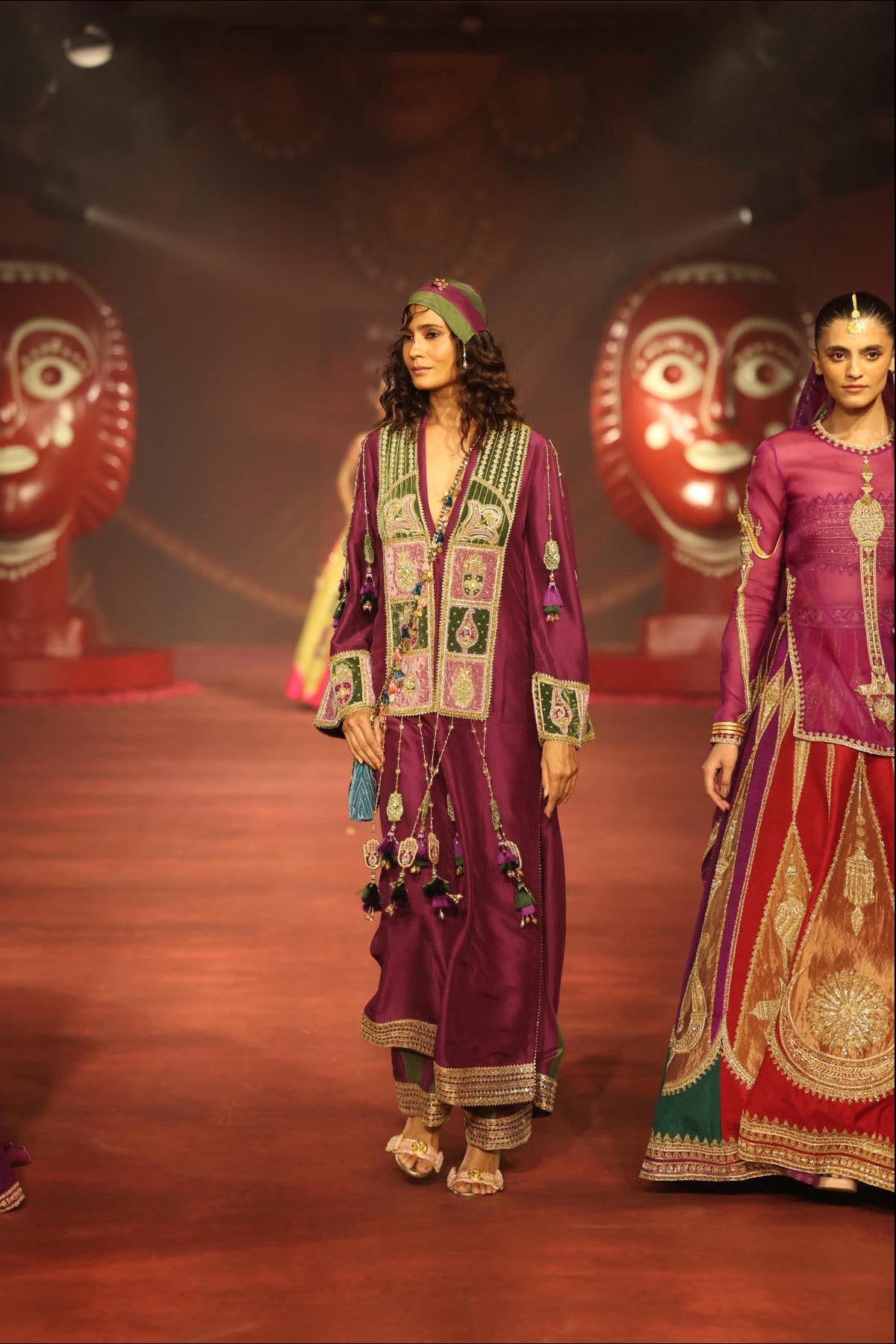 ‘Purple Postcards’ Kurta Set