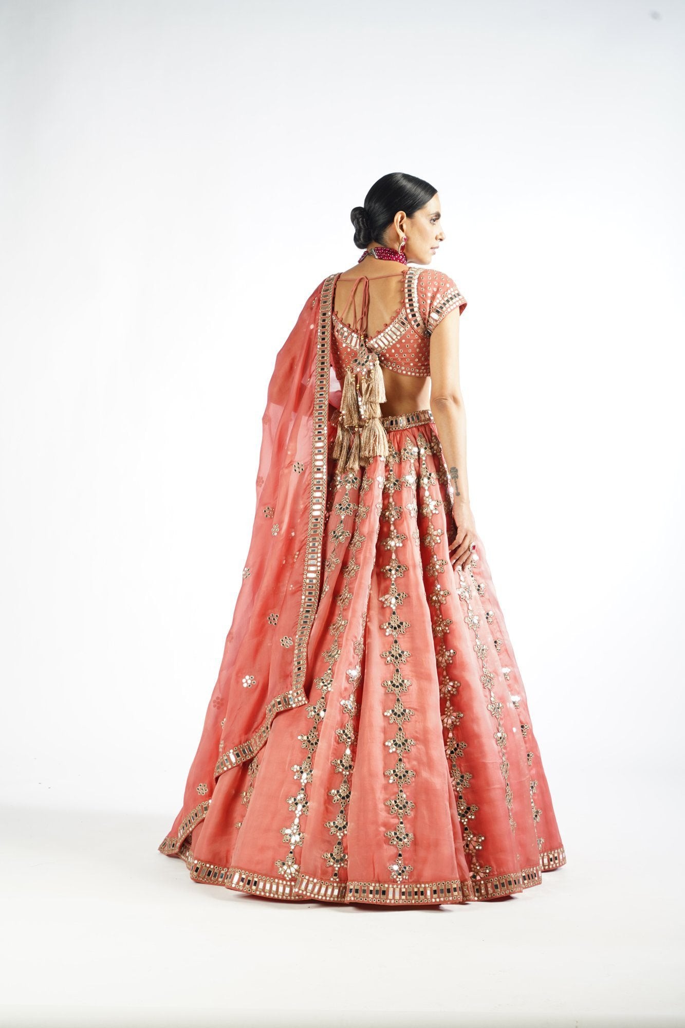 Mellow Rose Chandelier Drop Lehenga Set
