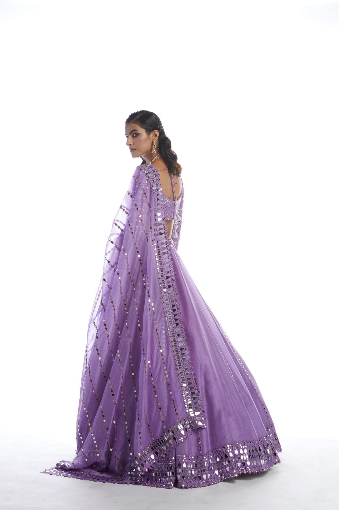Catnip Purple Lehenga Set
