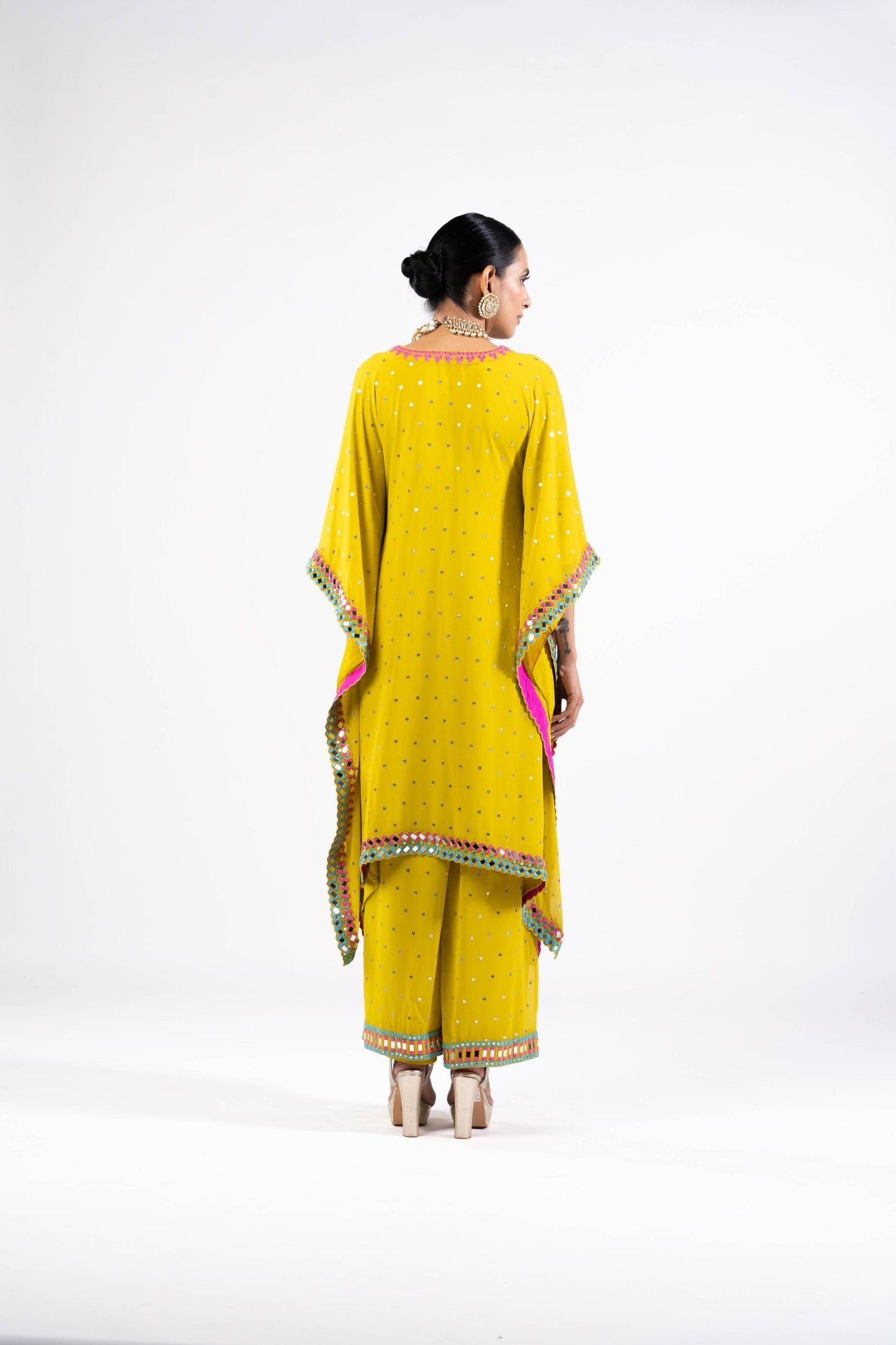 Moss Green Kaftan Set
