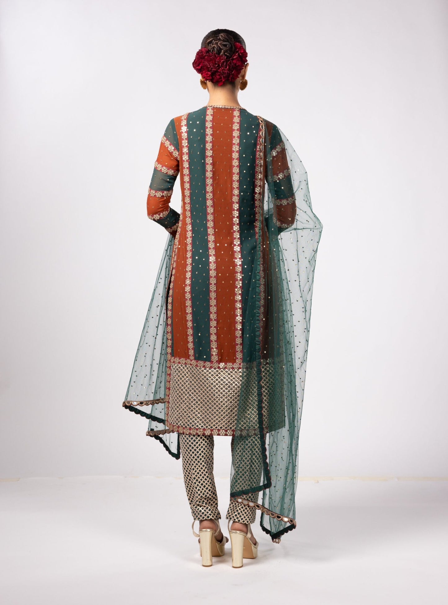 JADE GREEN PANT KURTA SET
