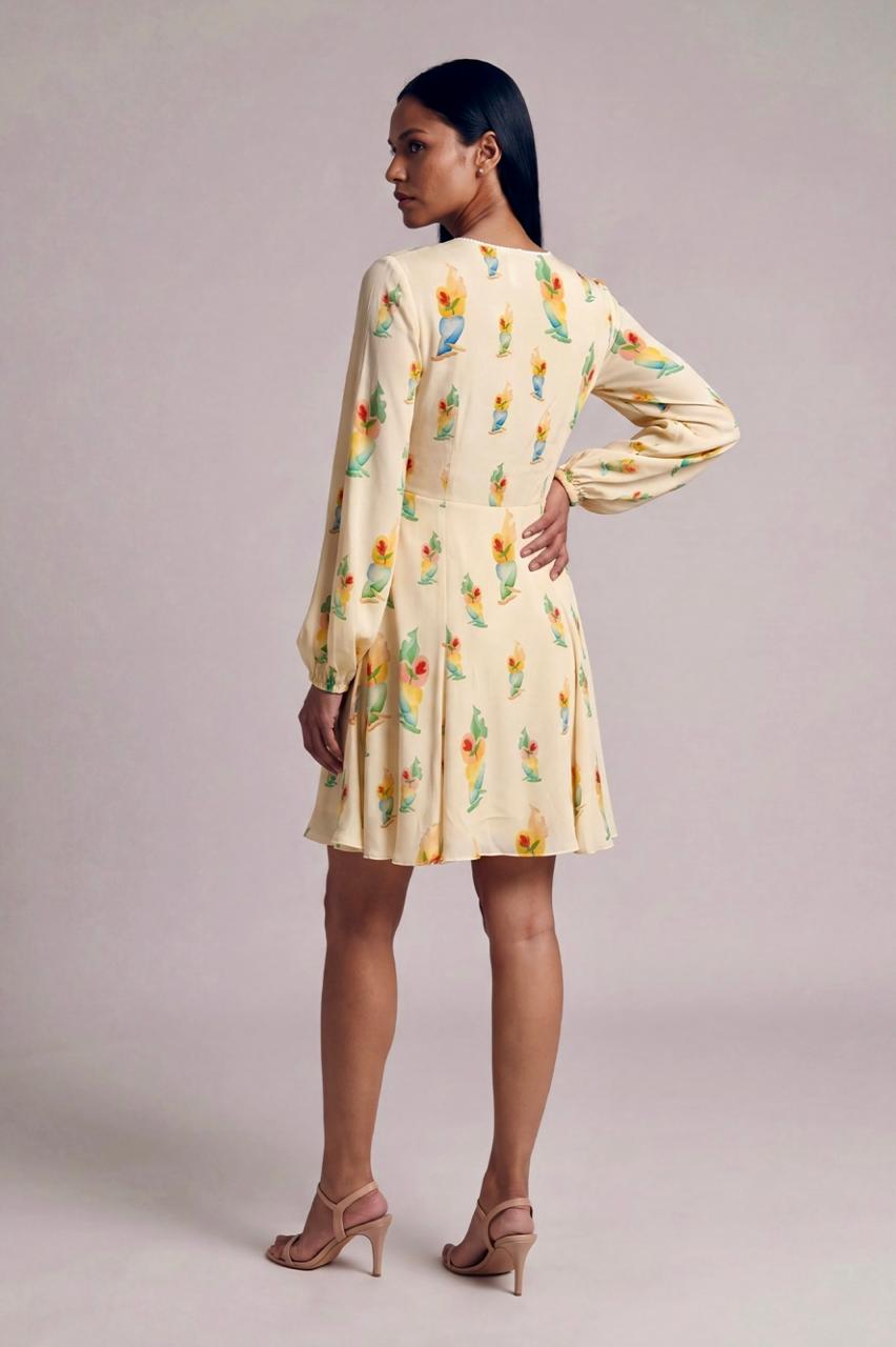Ivory Rock N Roll Skater Dress