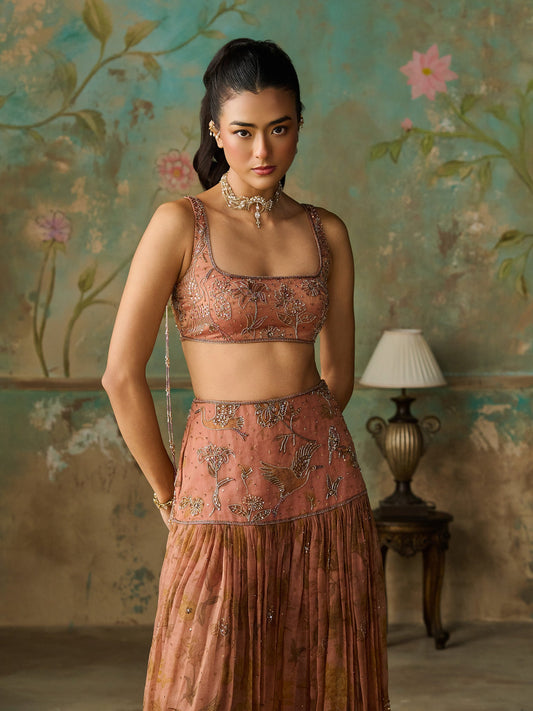Isla Rust Skirt Set