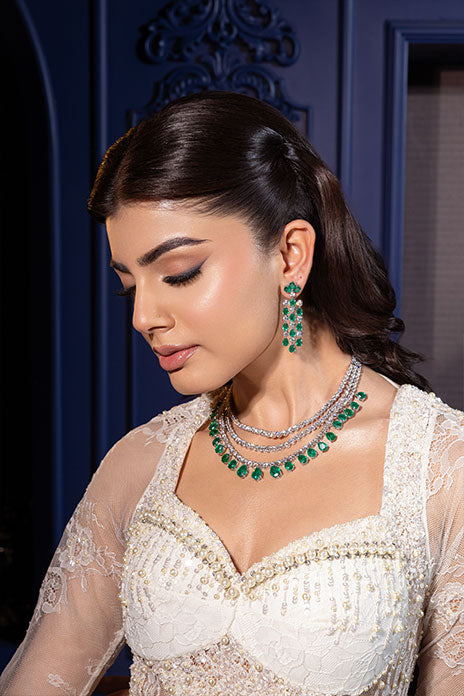 CREME MERMAID LEHENGA