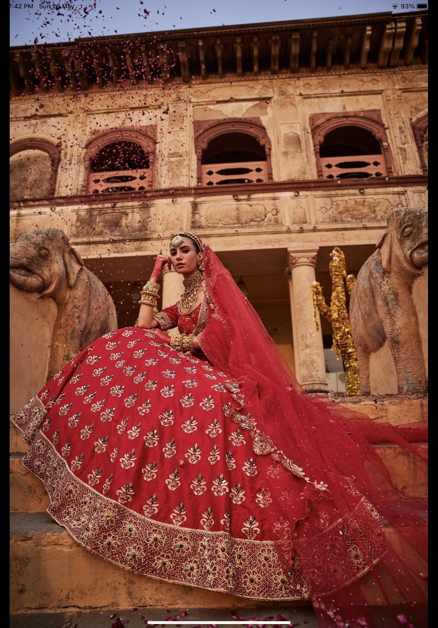 "Laal Ishq" Bridal Lehenga