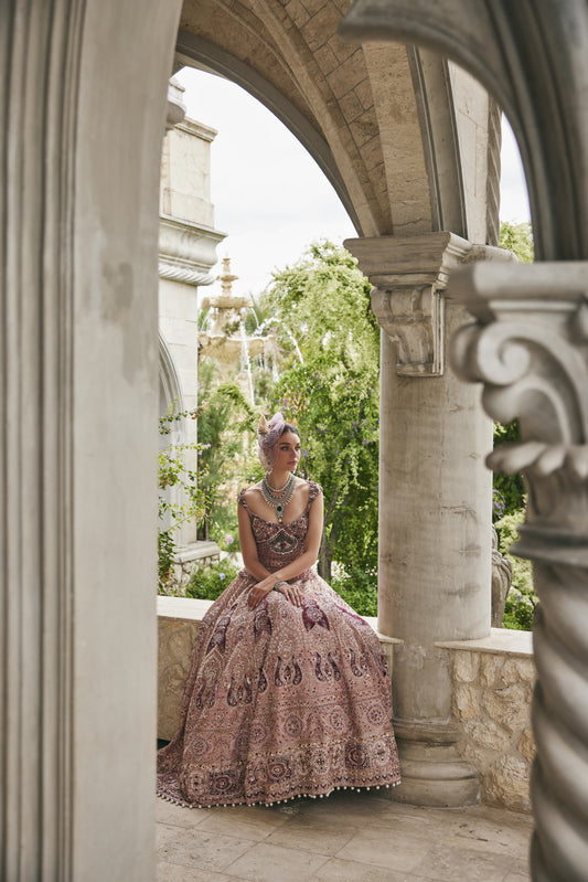 Siam Rose Lehenga Set
