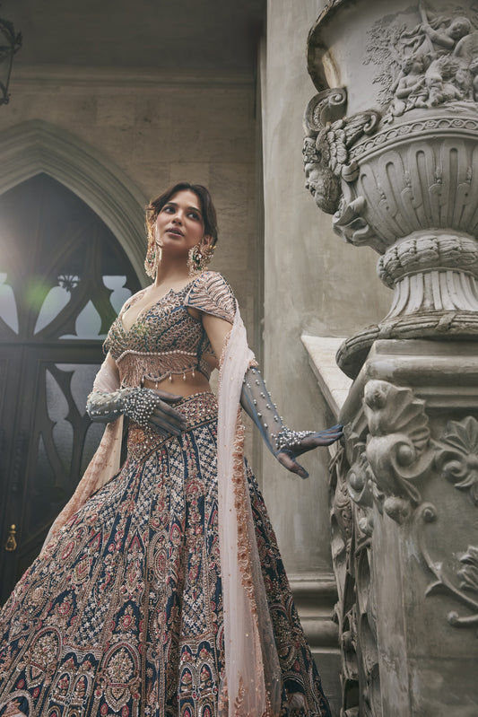 Neel Kamdhenu Lehenga Set