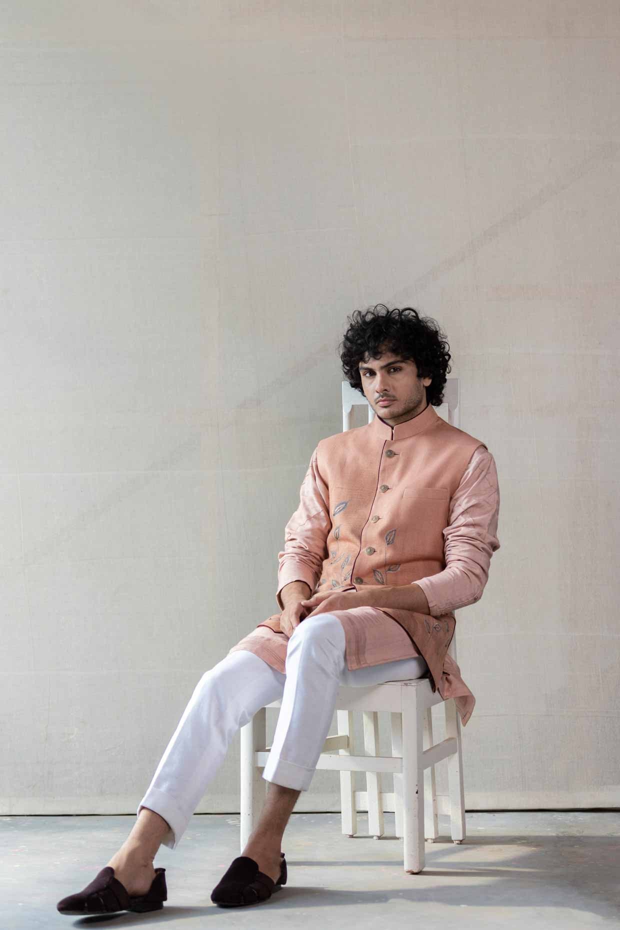 Old Rose Nehru Jacket