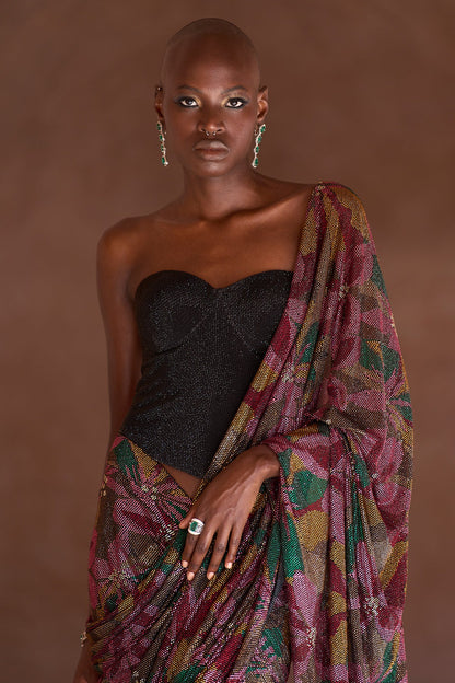 Yasmeen Corset Saree Set