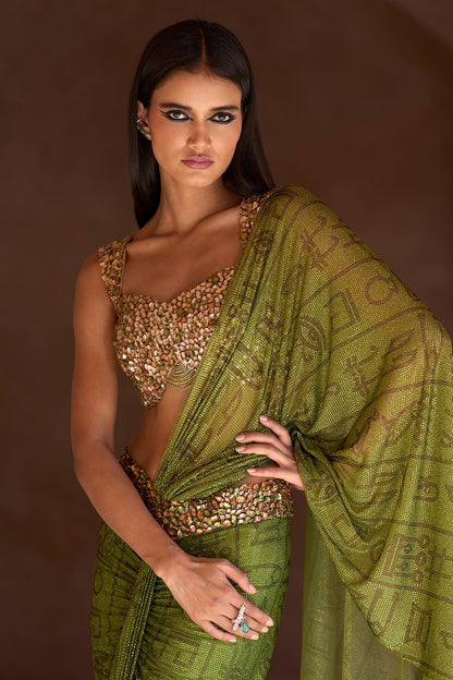 Tiaa Saree Set