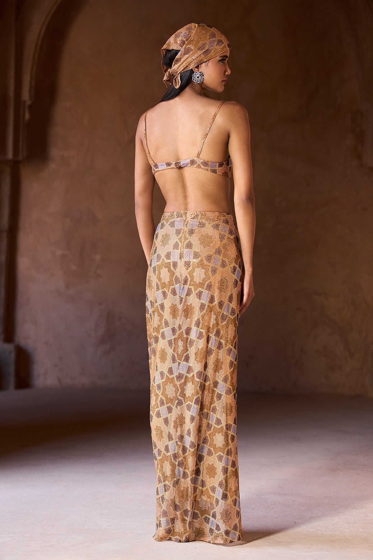 Safa Cape and Skirt Set
