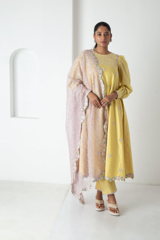 Aria Kurta Yellow