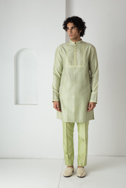 Aven Kurta Tea Green
