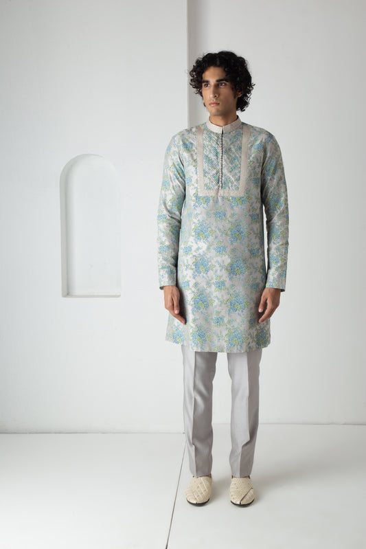 Elion Kurta Ash Grey