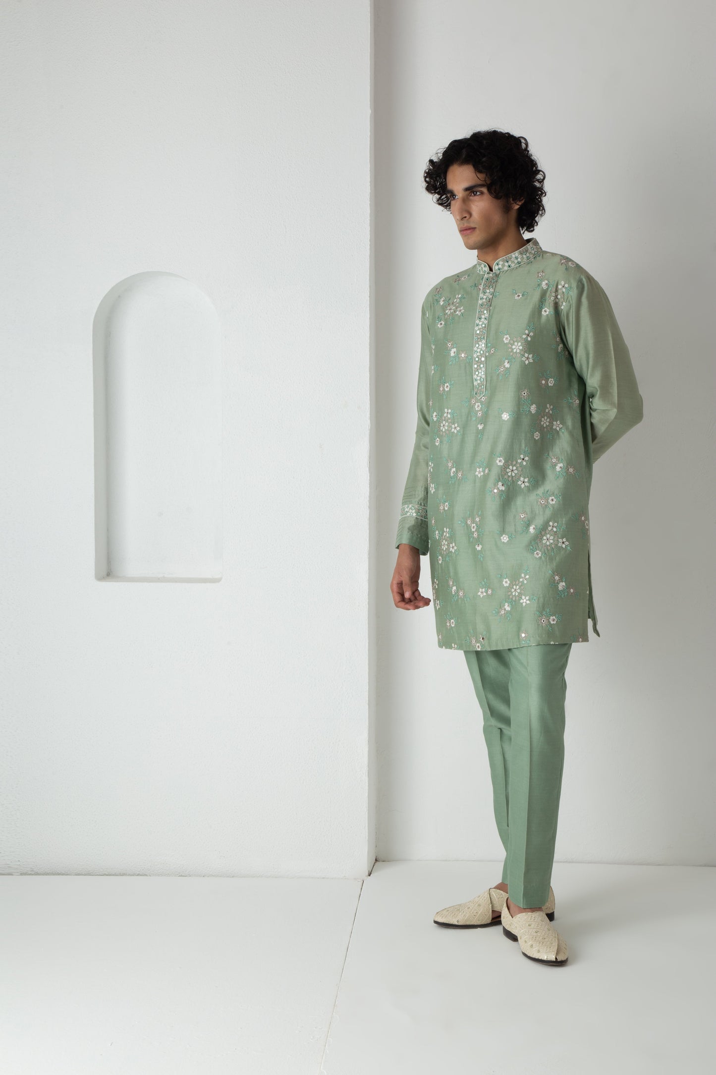 Noe Kurta Sage Green