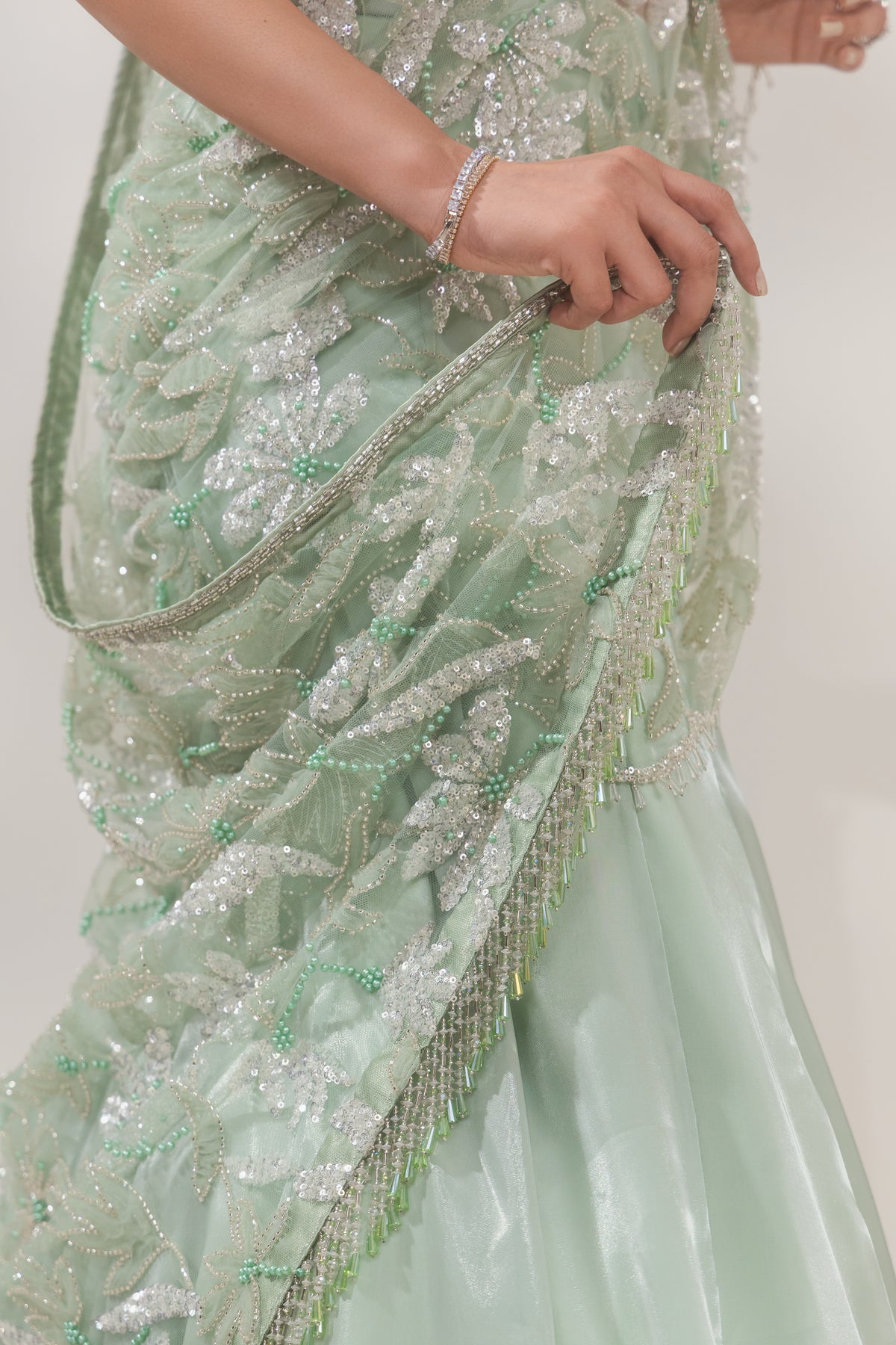 Floral Zaal Saree
